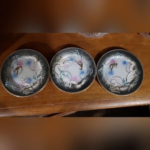 Japanese Dragonware moriage Nagoya hard